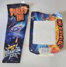 Jersey Jack DIALED IN Pinball HEAD Decal #61-006007-01 & COIN DOOR Decal #61-003007-00 (2305)