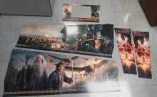 Jersey Jack Pinball The Hobbit Black Arrow Pinball Machine 5 Piece Cabinet Art Set #9765  