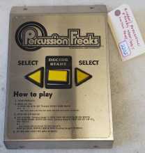 KONAMI PERCUSSION FREAKS Arcade Game START, SELECT CONTROL PANEL (2202) 