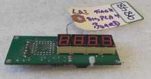 LAI STACKER Arcade Game 4 DIGIT DISPLAY Board #BA2601 (9848) 