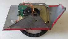 LELAND IRONMAN IVAN STEWART'S SUPER OFF ROAD Arcade Game RED STEERING WHEEL ASSEMBLY #9743