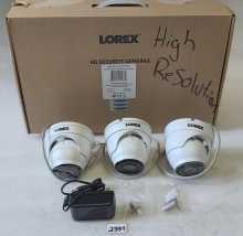 Lorex LAE223SPK3B Indoor/Outdoor 1080p Analog HD (MPX) Dome Security Cameras (2337) 