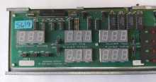 MERIT SCORPION DX Arcade Machine Game PCB Printed Circuit OVERHEAD DISPLAY Board #5619