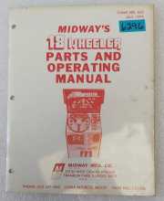 MIDWAY 18 WHEELER Arcade Game Parts & Operating Manual #6296 