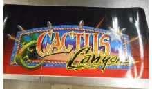 MIDWAY CACTUS CANYON Pinball Machine Cabinet Decal - New w DEFECT (2562) 