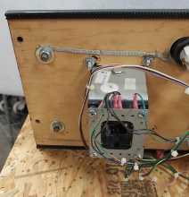 MIDWAY CRUIS'N WORLD Arcade Game COMPLETE STEERING CONTROL PANEL Assembly CONVERTED from HYPER DRIVE (2228) 