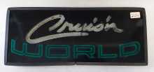 MIDWAY CRUIS'N WORLD Arcade Game NEON MARQUEE SIGN (2124)