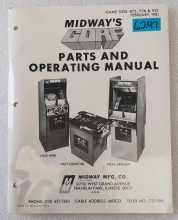 MIDWAY GORF Arcade Game PARTS & OPERATING MANUAL #6247 