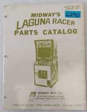 MIDWAY LAGUNA RACER Arcade Game Parts Catalog #6290 