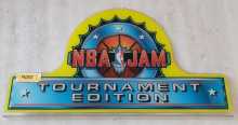  MIDWAY NBA JAM TOURNAMENT EDITION Arcade Game PLEXIGLASS Header (4010) 
