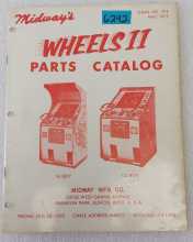 MIDWAY WHEELS II Arcade Game Parts Catalog #6292