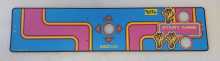 MS. PAC-MAN Arcade Game LEXAN CONTROL PANEL OVERLAY #9076