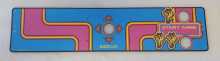 MS. PAC-MAN PACMAN Arcade Machine Game LEXAN CONTROL PANEL OVERLAY #409 for sale  