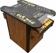 NAMCO PAC-MAN PIXEL BASH Arcade Machine Game WOODGRAIN CABINET COCKTAIL TABLE for sale