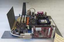 NAMCO ROCKIN' BOWL-O-RAMA Arcade Game MOTHERBOARD & IO Board (2304) 