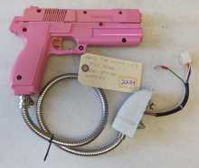 NAMCO TIME CRISIS 1, II, 3 / POINT BLANK 1 & 2 Arcade Game ORIGINAL GUN w CABLE (2254)