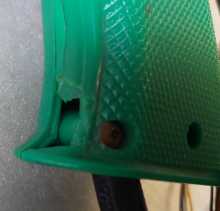 NAMCO TIME CRISIS 1, II, 3 / POINT BLANK 1 & 2 Arcade Game HAPP VERSION GUN w CABLE (2258) 