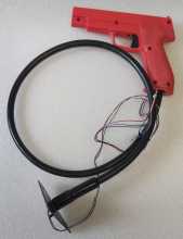NAMCO TIME CRISIS 1, II, 3 / POINT BLANK 1 & 2 Arcade Game HAPP VERSION GUN w CABLE (2369) 