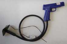 NAMCO TIME CRISIS 1, II, 3 / POINT BLANK 1 & 2 Arcade Game HAPP VERSION GUN w CABLE (2371) 