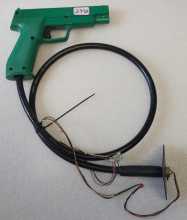NAMCO TIME CRISIS 1, II, 3 / POINT BLANK 1 & 2 Arcade Game HAPP VERSION GUN w CABLE (2372)