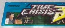 NAMCO TIME CRISIS 3 Arcade Game Overhead Header PLEXIGLASS #7634