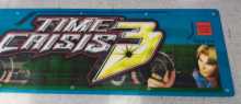 NAMCO TIME CRISIS 3 Arcade Game Overhead Header PLEXIGLASS #7634 