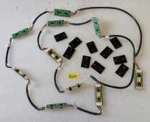 NAMCO TIME CRISIS 4 Arcade Game MONITOR IR SENSORS w WIRING - FULL SET #8691