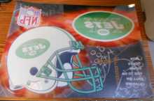 STERN NFL New York Jets Pinball Machine Translite Backbox Artwork 