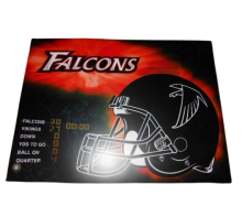 STERN NFL FALCONS Pinball Machine Translite #830-5273-XX (11150) 