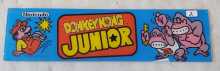 NINTENDO DONKEY KONG JUNIOR Arcade Game Plexiglass Header (2)
