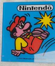 NINTENDO DONKEY KONG JUNIOR Arcade Game Plexiglass Header (5) 