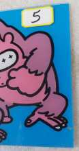 NINTENDO DONKEY KONG JUNIOR Arcade Game Plexiglass Header (5) 