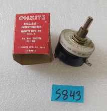 OHMITE 2040278 RE-19607 Rheostat Potentiometer #5843  