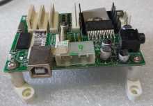PAIR of Fixed MACHINE GUNS w WIRING from Chinese Arcade Game Cabinet running Aliens (2387)