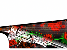 PinGraffix GUNS 'N ROSES Pinball PinBlades Art Blades #9317 