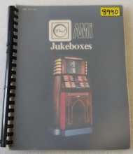 ROWE AMI Jukeboxes 1927 - 1988 Catalog #8990