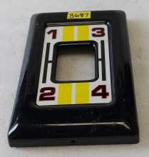 SEGA DELUXE DRIVING Arcade Game PLASTIC GEAR SHIFT COVER #8687