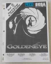 SEGA GOLDENEYE Pinball MANUAL #6237 