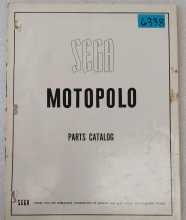 SEGA MOTOPOLO Arcade Game Parts Catalog #6338 