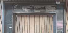 SEGA STAR TREK Arcade Game PLASTIC MONITOR BEZEL w GRAPHIC CARDBOARD INSERT (2265)