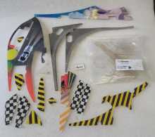 SEGA VIPER NIGHT DRIVIN' Pinball Machine INCOMPLETE PLASTIC Set #9614 