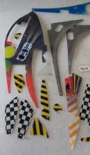 SEGA VIPER NIGHT DRIVIN' Pinball Machine INCOMPLETE PLASTIC Set #9614 