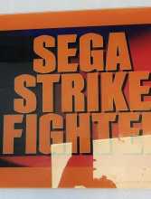 SEGA STRIKE FIGHTER Arcade Game PLEXIGLASS HEADER #7915 
