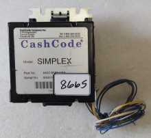 SIMPLEX CASH CODE #AMZ-SMP-USA 110V Bill Acceptor (8665)  
