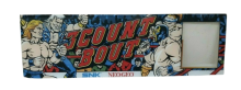 SNK 3 COUNT BOUT NEO GEO Arcade Game Overhead Marquee PLEXIGLASS Header 