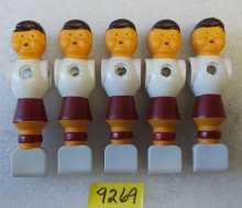 SOCCER FOOSBALL Arcade Game REPLACEMENT MAN Lot of 5 #9269 