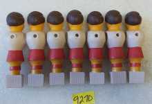 SOCCER FOOSBALL Arcade Game REPLACEMENT MAN Lot of 7 #9270