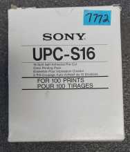 SONY UPC-S16 16-SPLIT Self-Adhesive Pre-Cut Color Printing Pack for 100 Prints