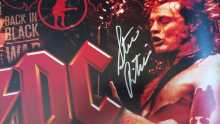 STERN AC/DC Premium Pinball Translite #830-52C7-00 signed by Steve Ritchie (2607)
