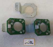 STERN Bank Opto Interrupter Board Assembly w  Bracket Lot #520-5253-00 (2086) 